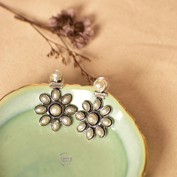 Shruti Silver Earrings