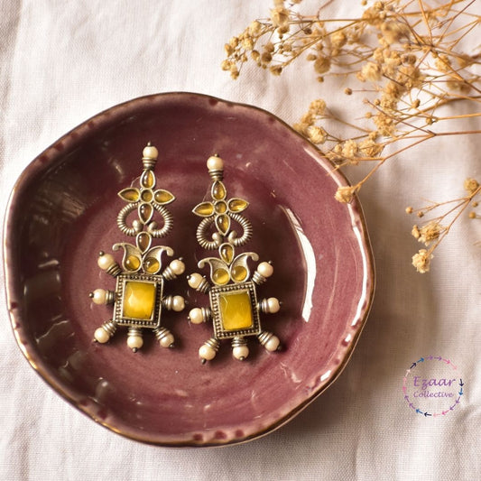 Anushka Earrings yellow