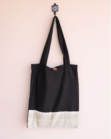 Patchwork Tote - Black