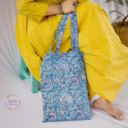 Wild Whisper Tote Bag - Blue Light