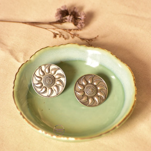 Sonam Silver Lookalike Studs