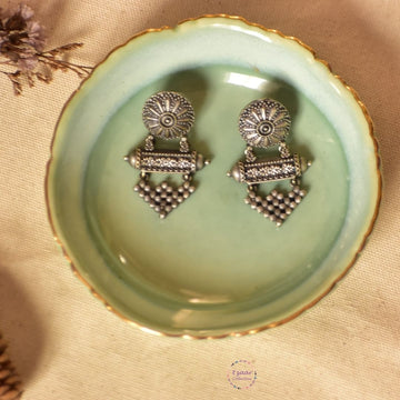 Ruchira Silver Lookalike Earrings