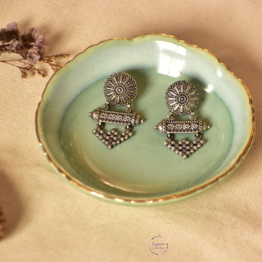 Ruchira Silver Lookalike Earrings