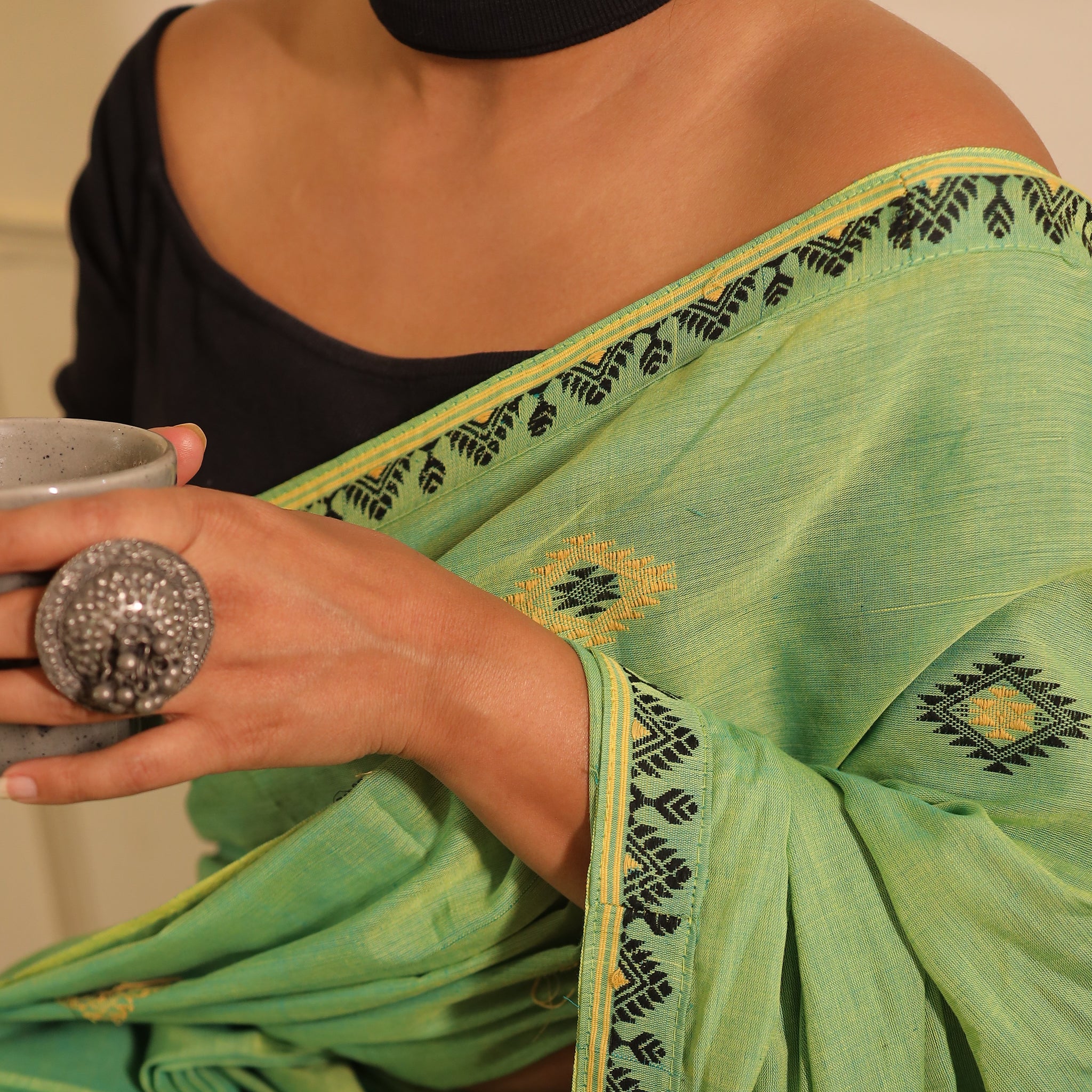 Anushree Adjustable Finger Ring