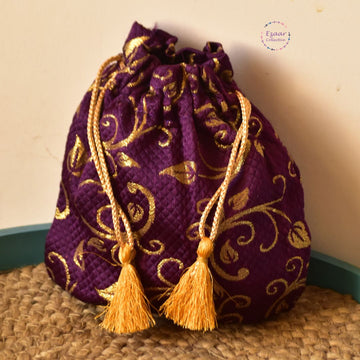 Upcycled PurplePotli Bag