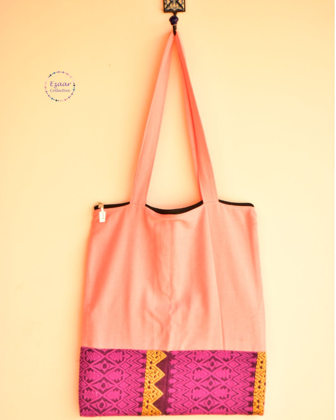 Patchwork Tote - Pink