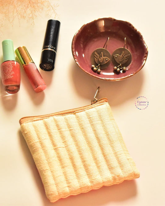 Patchwork Mini Pouch - Offwhite