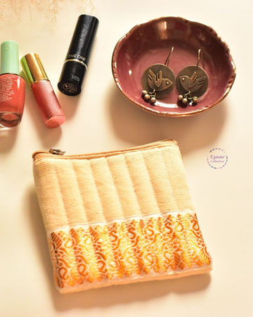 Patchwork Mini Pouch - Offwhite