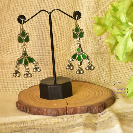 Alia Glass Afghani Earrings