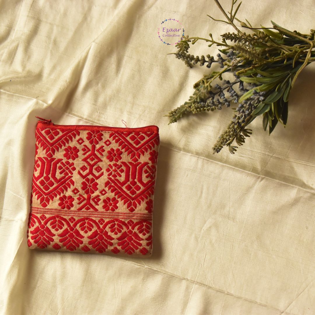 Muga Silk Pouch