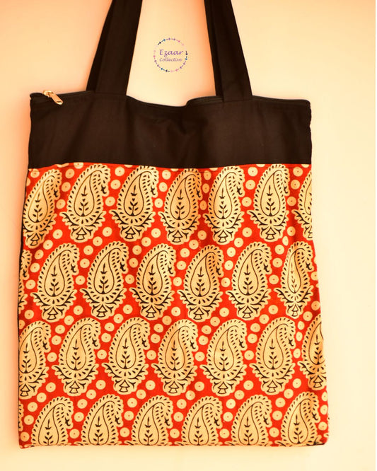 Patchwork Tote - Black