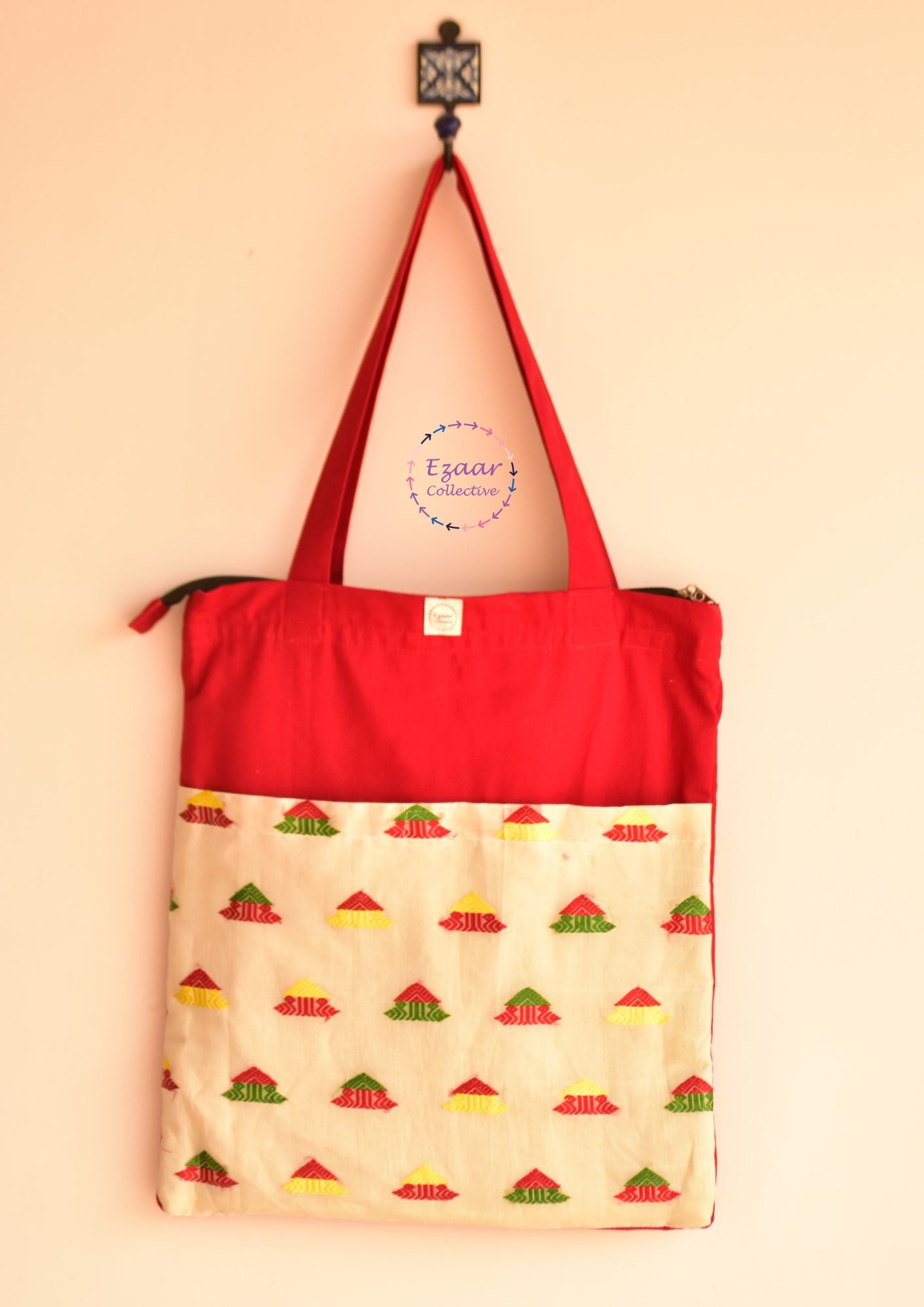 Daily Companion Red Tote Bag