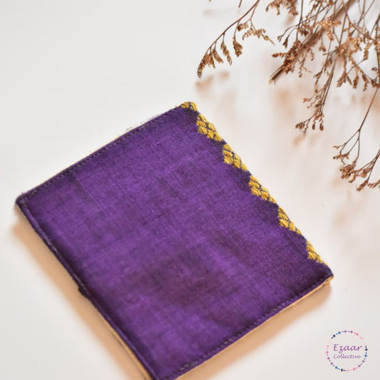 Sanitary Pad Pouch- Yellow and Purple(Eri)