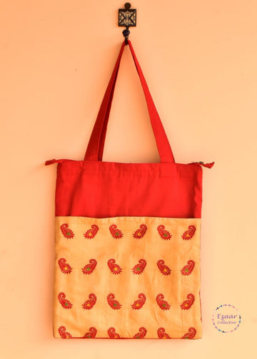 Daily Companion Red Muga Tote bag