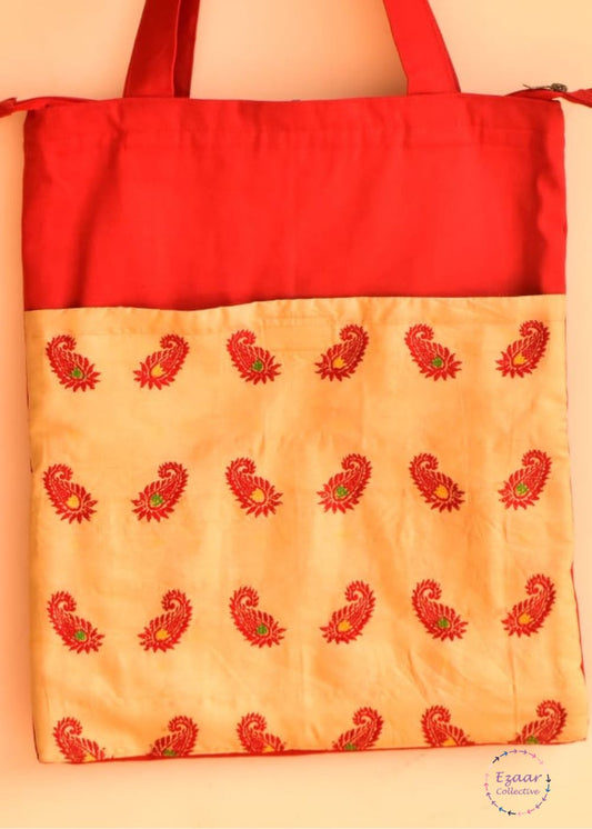 Daily Companion Red Muga Tote bag